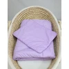 Bobono Patalynės komplektas kūdikiui violetinė languota 75x100cm Newborn