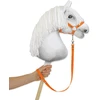 Super Hobby Horse Pavadėlis hobi arkliukui, oranžinis dirželis