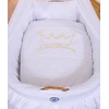 Pintas kūdikio lopšys su uždanga, baltas Little Prince Princess