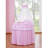 Pintas kūdikio lopšys su uždanga naujagimiui rožinis Little Princess