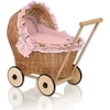 Pintas lėlių vežimėlis My Sweet Baby CHIARA senos rožės spalvos