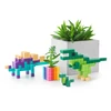 Pixio 25 magnetinių kubelių rinkinys kūrybai ir smulkių motorikos įgūdžių lavinimui, vaikams nuo 6 metų, įvairiaspalvis