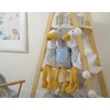 My Sweet Baby Dekoratyvinė pliušinė žąsis su šaliku – pilka