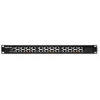 QOLTEC 54478 Patch panel RACK 12 jungtys POE Juodas