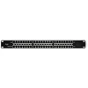 QOLTEC 54477 Patch panel Rack 48V 24 jungtys Passive PoE injector 1000m Juodas