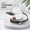 Qoltec 65W GaN greitas USB-C PD įkroviklis su kabeliu