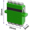 Qoltec Adapteris optiniam kabeliui LC/APC Singlemode