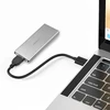 Qoltec 51833 Korpusas | M.2 SSD diskas | SATA | NGFF| USB 3.0 | Super greitis 5GB/s | 2TB | Sidabrinis