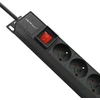 Aliumininis maitinimo juostelė pdu skirtas stovo 16a 16 x prancūzų vertikalus 18 m Qoltec