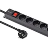 Aliumininis maitinimo juostelė pdu skirtas stovo 16a 16 x prancūzų vertikalus 18 m Qoltec