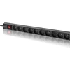 Aliumininis maitinimo juostelė pdu skirtas stovo 16a 16 x prancūzų vertikalus 18 m Qoltec