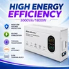 Qoltec automatinis įtampos stabilizatorius AVR 3000VA 1800W kompaktiškas toroidinis transformatorius
