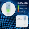 Qoltec 52577 belaidis anglies monoksido (CO) jutiklis su baterija | jutiklio tarnavimo laikas 10 metų | signalizacija 85dB | LED