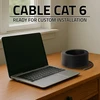 Qoltec CAT6 UTP LAN kabelis 100m juodas