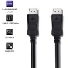 QOLTEC 50588 Qoltec DisplayPort v1.4 vyriškas / DisplayPort v1.4 vyriškas 3 m