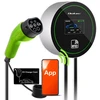 „Qoltec“ elektromobilių įkrovimo stotelė 2 viename, 2 tipo, 22 kW, su „Wi-Fi“, 5 m