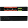 Šakotuvas „Qoltec SWITCH“ greito Ethernet „PoE“ tinklo komutatorius | 16x RJ45 10/100 Mb/s | 2x RJ45 Uplink 1000 Mb/s | 1x SFP 1000 Mb/s