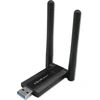 Qoltec 56987 Adapteris USB DUAL Wi-Fi su antena 2 x 2dBi | Standartinė kintamoji srovė | USB 3.0 | 1200 Mbps