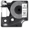 QOLTEC 50752 Tape for DYMO D1 53713/ 53718 / 24mm x 7m / Baltas/Juodas print
