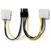 QOLTEC 50433 Qoltec Adapteris 2x MOLEX female PCI-E 8 pin 15cm