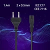 Kabelis Qoltec AC 2pin S0Z/ST2 1.4m