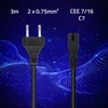Qoltec Maitinimo kabelis IEC C7 3m