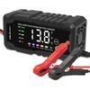 Qoltec Inteligentna mikroprocesorinis kroviklis 12V 6A | Prostownik su funkcija naprawy do akumulatora AGM GEL LiFePO4 | LCD
