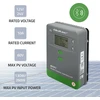„Qoltec MPPT“ saulės įkrovimo valdiklis su temperatūros jutikliu 10A | 12V / 24V | LCD | 2 x USB | „Bluetooth“ | programėlė | GEL | LiFePO4