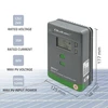 Adapteris Saulės valdiklis įkrovimo mppt su temperatūros jutiklis 20a12v / 24v lcd 2 x usb Qoltec