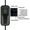 „Qoltec 2in1 Type2“ | 11 kW | 3 fazės | CEE 5 kontaktų | LCD | Nešiojamas | Sieninis įkroviklis | 5 m