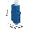 Qoltec Optinio pluošto adapteris LC/UPC Simplex Singlemode