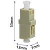 Qoltec Optinio pluošto adapteris LC/UPC Simplex Multimode