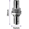 Qoltec Optinio pluošto adapteris ST/UPC Simplex Multimodas