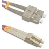 Qoltec Optinio pluošto kabelis LC/UPC - SC/UPC OM4 2m