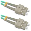Qoltec Optinio pluošto kabelis SC/UPC - SC/UPC OM4 1m