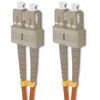 Qoltec Optinio pluošto kabelis SC/UPC - SC/UPC 50/125 OM2 Duplex 5m