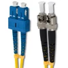 Qoltec Optinio pluošto kabelis SC/UPC-ST/UPC 1m