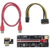 QOLTEC 55509 Riser PCI-E 1x 16x USB 3.0 ver. 010S SATA PCI E 6 pin