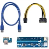 QOLTEC 55507 Riser PCI-E 1x - 16x USB 3.0 ver. 009S SATA / PCI-E 6 kontaktai