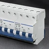 QOLTEC 52595 Viršsrovių grandinės pertraukiklis C63 / Saugiklis / AC / 63A / 3P