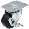 QOLTEC 54507 Ratukai su stabdžiu stelažams 19colių / 4vnt