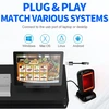 Qoltec 50864 stalinis QR ir brūkšninių kodų skaitytuvas | USB