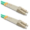 QOLTEC 54081 optinis patchcord LC/UPC – LC/UPC daugiamodis 50/125 OM3 dvipusis 15m