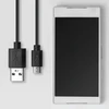 Qoltec USB A - micro USB B kabelis 0,5 m BULK