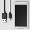 Qoltec USB A vyr. – micro USB B vyr. kabelis 1 m