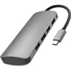 „Qoltec“ USB-C 3.1 5in1 šakotuvo adapteris, 4x USB 3.0 DC