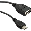 QOLTEC 50404 Qoltec Cable USB OTG 2.0 A female Micro USB B male 0.2m