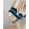Super Hobby Horse Hobio arklio kantaras A3 su juoda kailine apdaila ir pavadžiu (juoda-turkio)