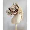 Super Hobby Horse Hobio žirgo kantaras ir pavadis – juoda/ruda