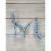 Super Hobby Horse Hobby Horse skirtas pavadėlis ir kamanos šviesiai mėlynos